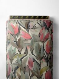 Nature flower style with pink,green colors