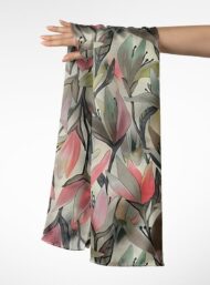 Nature flower style with pink,green colors - Image 3