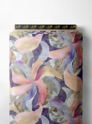 Abstract flower style with pink,purple colors