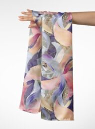 Abstract flower style with pink,purple colors - Image 3