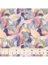 Abstract flower style with pink,purple colors - Image 5