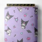 Cute animal style with purple,black colors