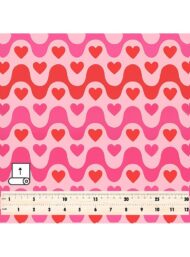 Hearts mixed style with red, pink colors - Image 5