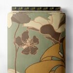 Nature flower style with brown, green colors