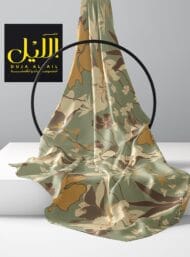 Nature flower style with brown, green colors - Image 2