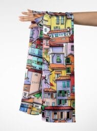 Buildings mixed style with yellow,green colors - Image 3