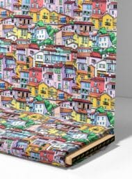 Buildings mixed style with yellow,green colors - Image 4