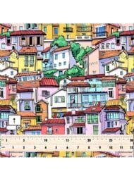 Buildings mixed style with yellow,green colors - Image 5