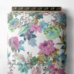 Nature flower style with pink,green colors