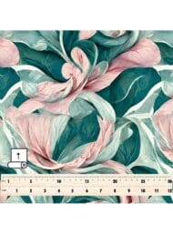 Floral flower style with green, pink colors - Image 5