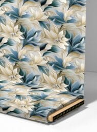 Nature flower style with blue,white colors - Image 4