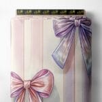 Bow mixed style with pink, purple colors