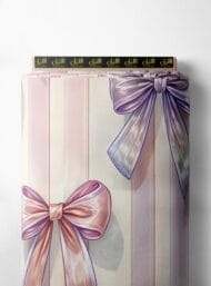 Bow mixed style with pink, purple colors