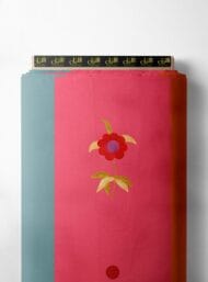 Nature flower style with green,pink colors