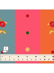 Nature flower style with green,pink colors - Image 5