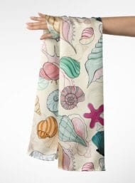 Shells nature style with pink,green colors - Image 3