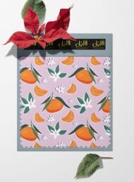 Fruit flower style with orange,green colors - Image 6