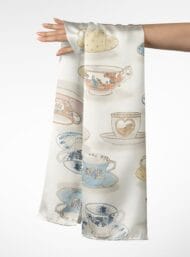 Cups classic style with blue,brown colors - Image 3