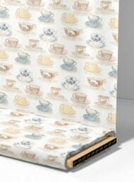 Cups classic style with blue,brown colors - Image 4