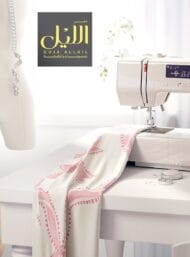 Bow flower style with pink, white colors - Image 7