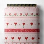 Hearts flower style with red,pink colors