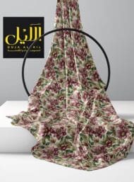 Nature flower style with green, pink colors - Image 2