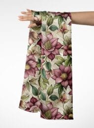 Nature flower style with green, pink colors - Image 3