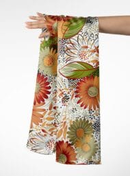 Flora flower style with red,green colors - Image 3