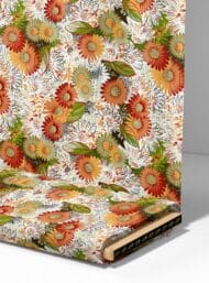 Flora flower style with red,green colors - Image 4