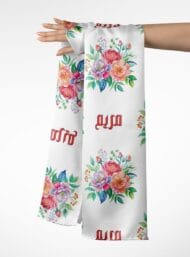 Floral flower style with red,pink colors - Image 3