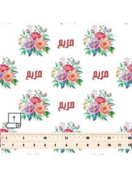Floral flower style with red,pink colors - Image 5