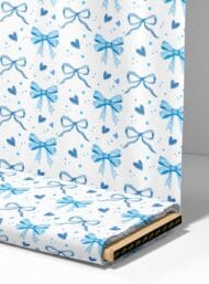 Love flower style with blue, white colors - Image 4