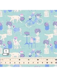 Dog animal style with pink,blue colors - Image 5