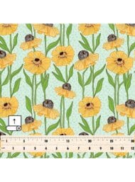 Green flower style with yellow, green colors - Image 5