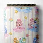 Bears nature style with blue,pink colors