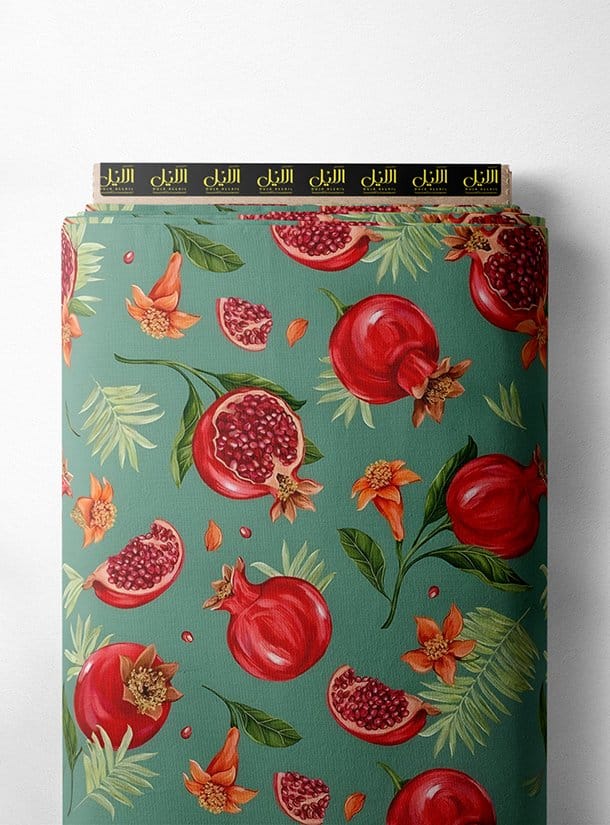 LAI01-0171_1-1.jpg Fruit flower style with red,green colors - Image 1