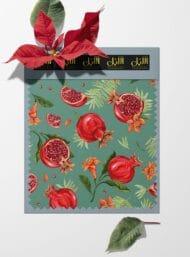 Fruit flower style with red,green colors - Image 6