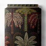 Trees nature style with green,red colors