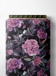 Nature flower style with purple,green colors