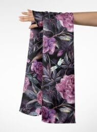 Nature flower style with purple,green colors - Image 3