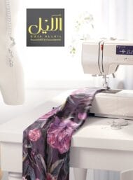 Nature flower style with purple,green colors - Image 7