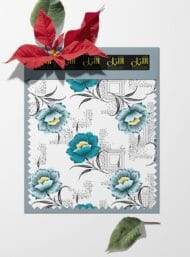 Nature flower style with blue, white colors - Image 6