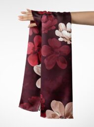 Floral flower style with red,white colors - Image 3