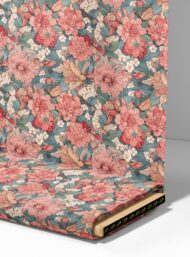 Nature flower style with pink,green colors - Image 4