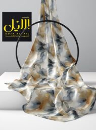 Nature flower style with brown,blue colors - Image 2