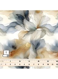 Nature flower style with brown,blue colors - Image 5