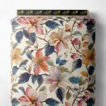 Nature flower style with pink,green colors