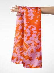 Pattern flower style with pink, orange colors - Image 3