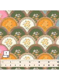 Nature flower style with green,orange colors - Image 5