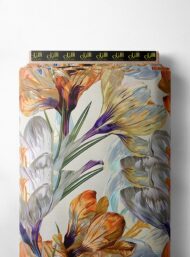 Nature flower style with orange,yellow colors